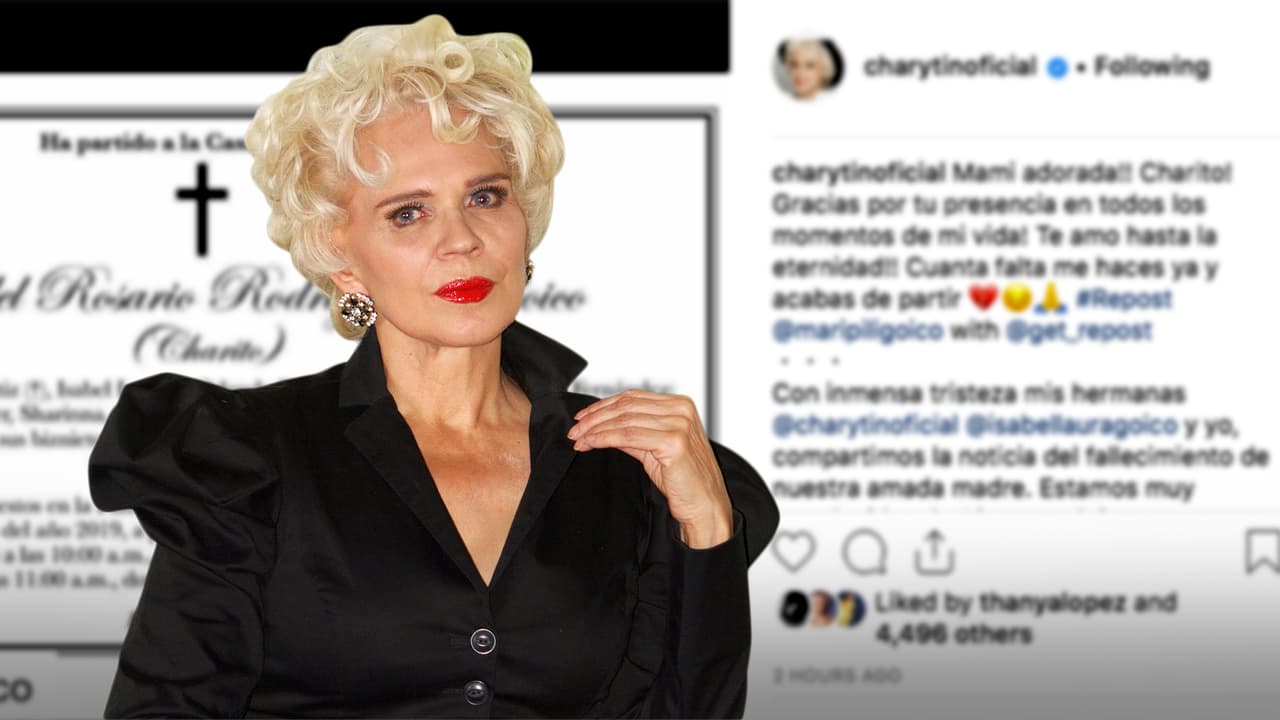 "¡Mami adorada!": Charytín Goyco sufre la pérdida de su mamá 'Charito'