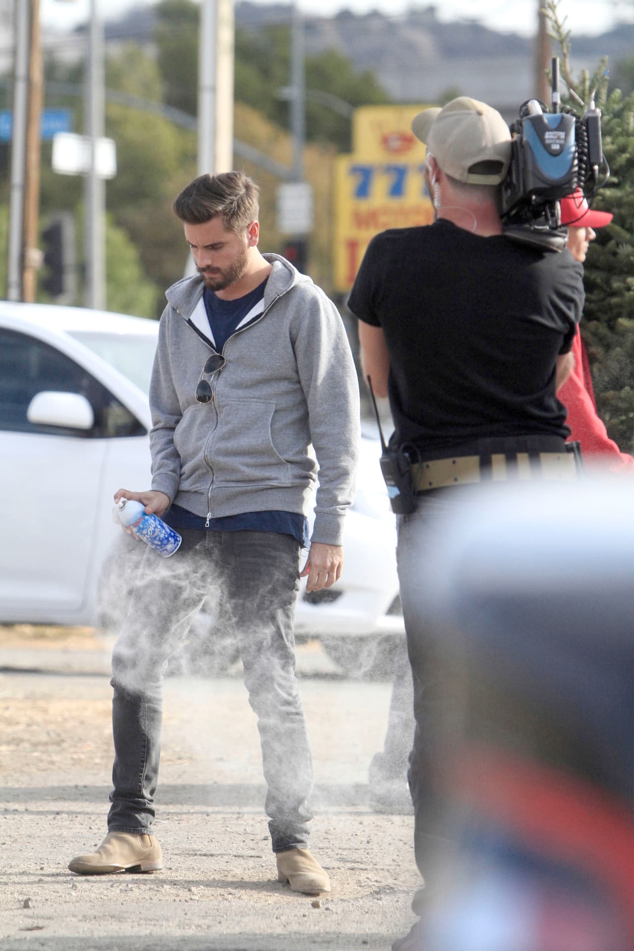 Y todo también fue captado por las cámaras.