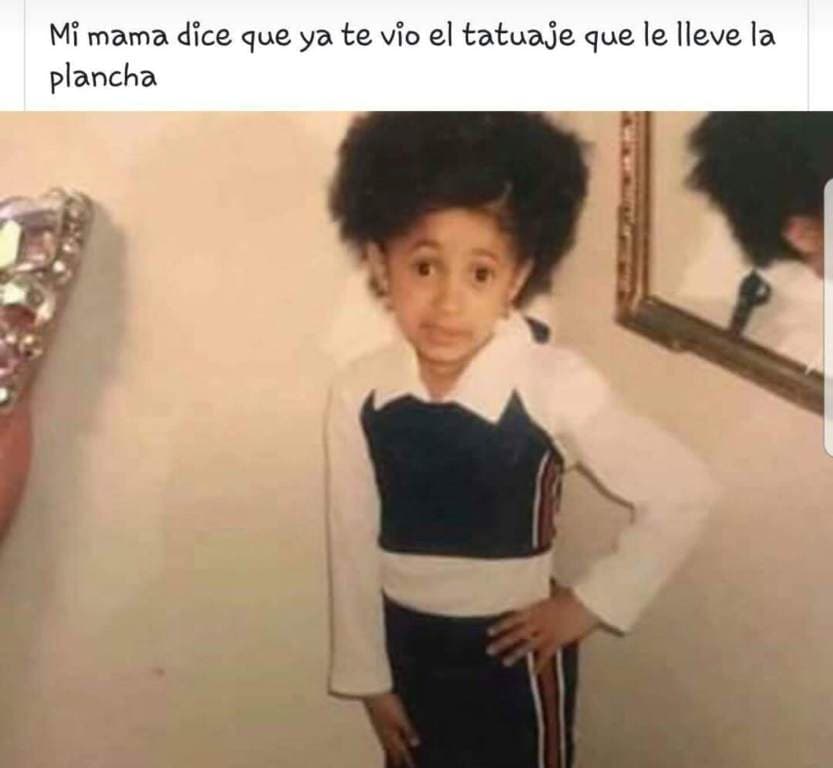 Siempre apoyando a mamá.