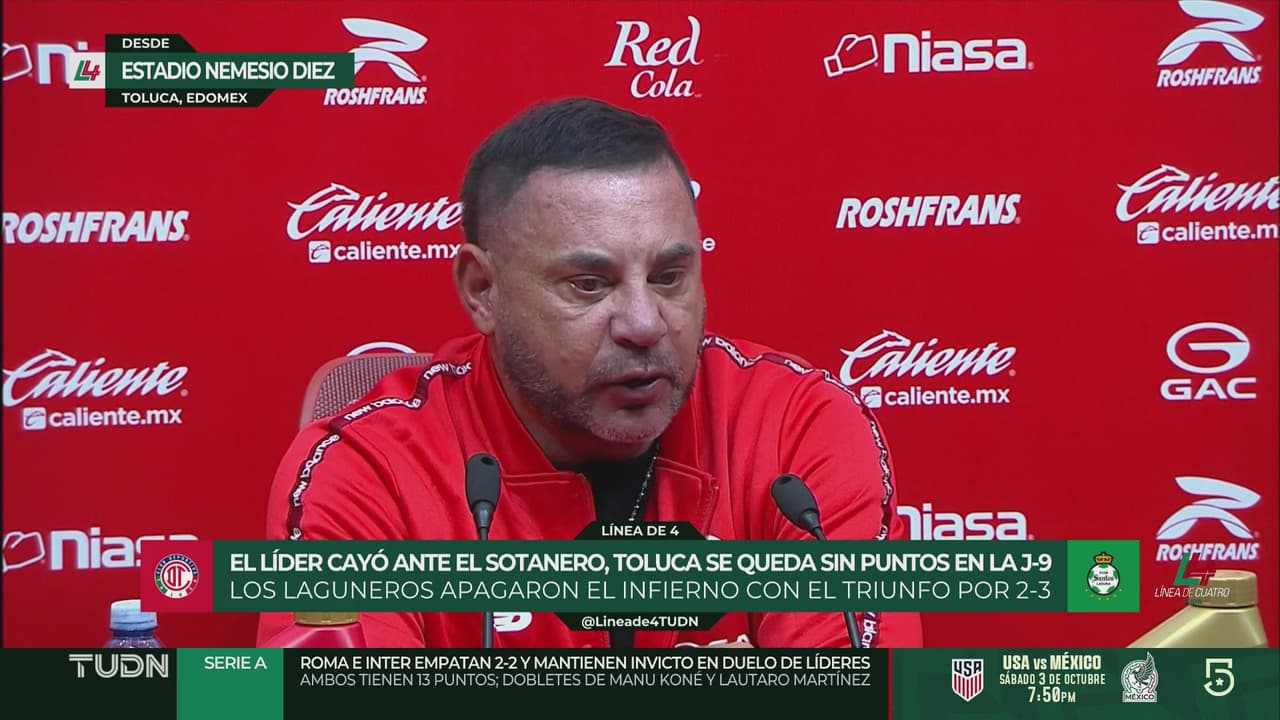 'Turco' Mohamed cree que derrota ante Santos pasa una vez "en 100 partidos"