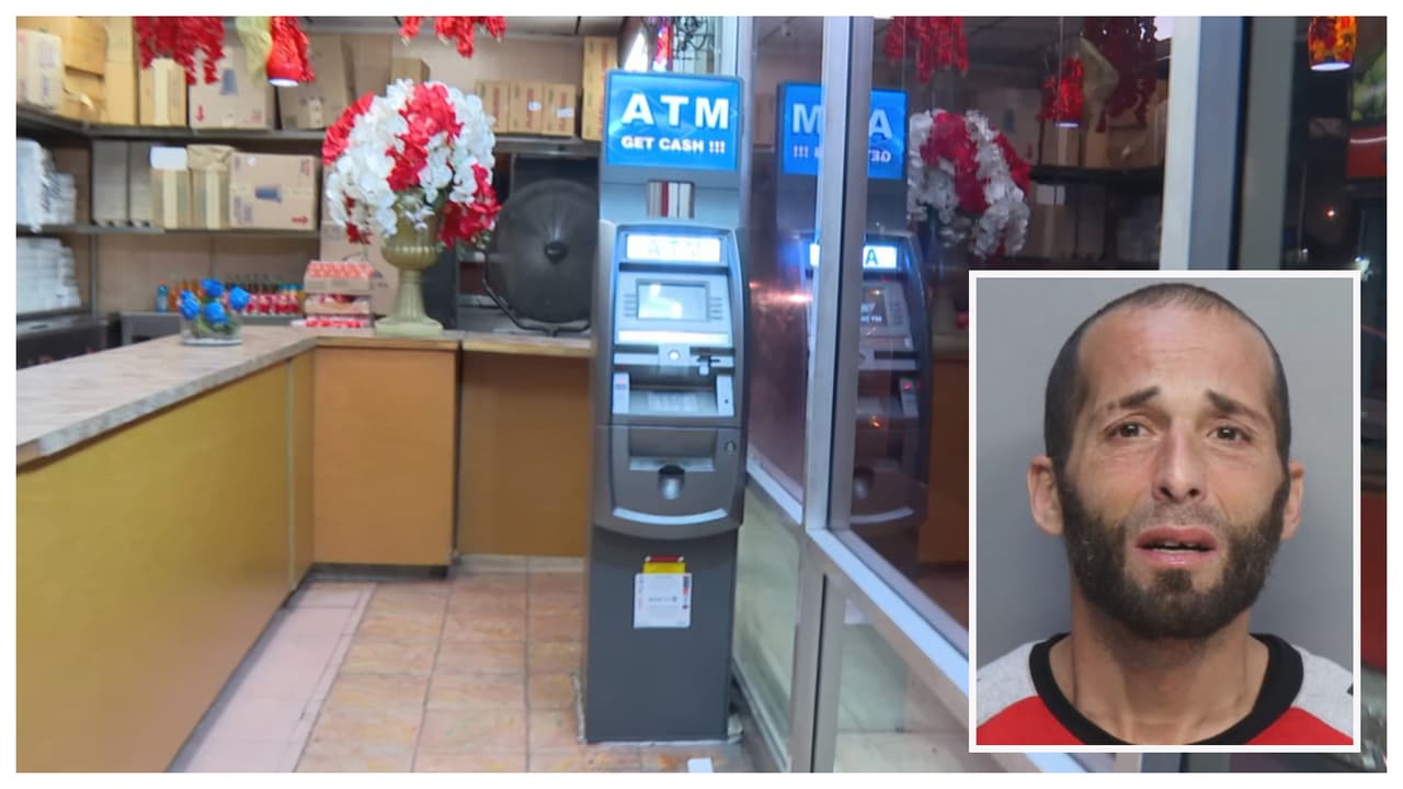 Arrestan a hombre acusado de intentar sacar dinero con 9 tarjetas robadas en un ATM en Hialeah