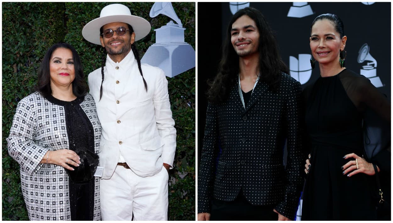 El cantautor puertorriqueño Draco Rosa llevó de invitada a su mamá, Sonia Suárez. Ángela Alvarado (derecha) con quien comenzó
<b><a href="https://www.univision.com/famosos/ex-menudo-draco-rosa-formaliza-peticion-de-divorcio-en-corte-de-la-argumentando-diferencias-irreconciliables-fotos">un proceso de separación tras 28 años de matrimonio</a></b>, también fue al evento, pero con hijo Revel Rosa.