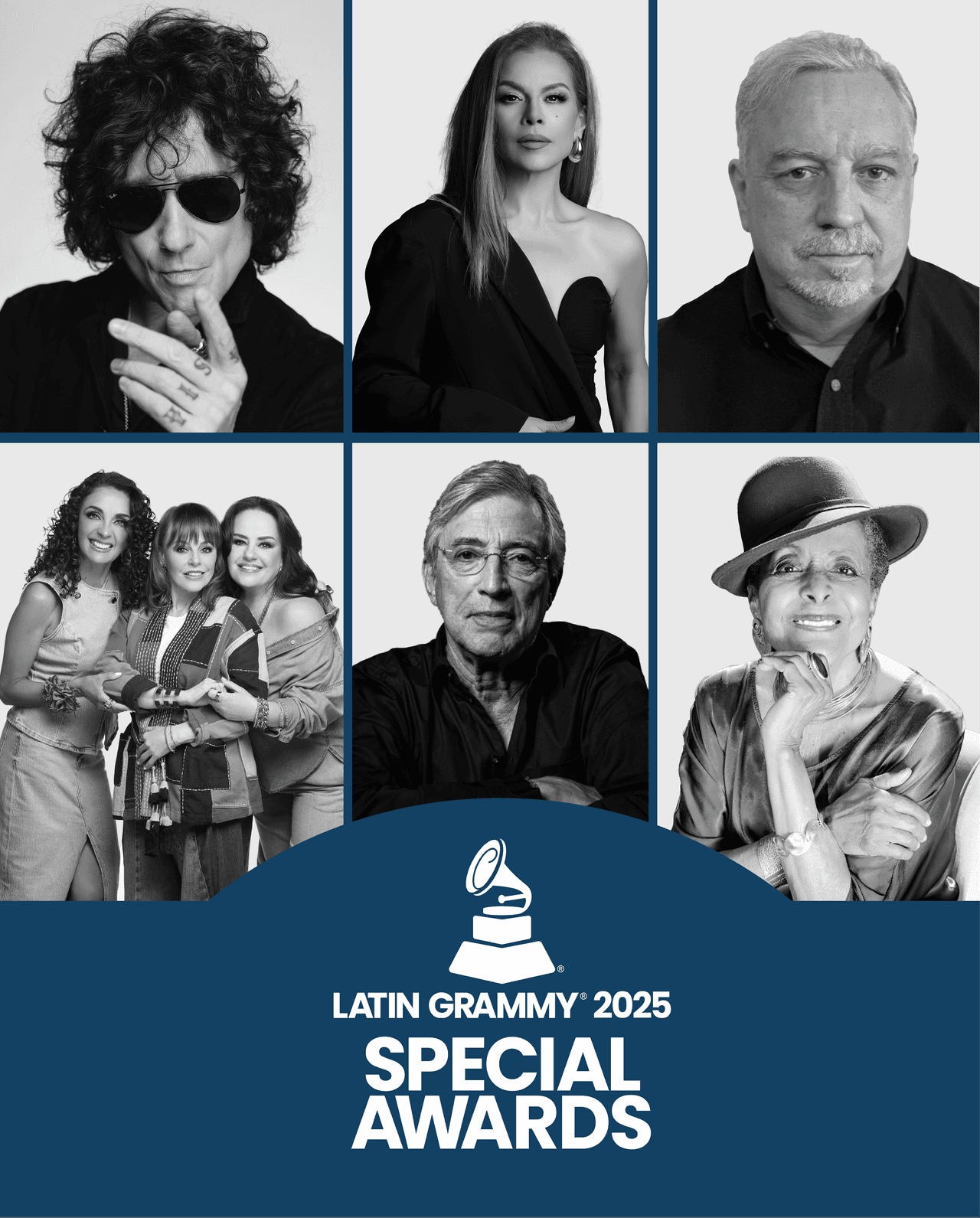 Susana Baca, Enrique Bunbury, Ivan Lins, Pandora, Eric Schilling y Olga Tañón recibirán el Premio a la Excelencia Musical de Latin GRAMMY 2025.