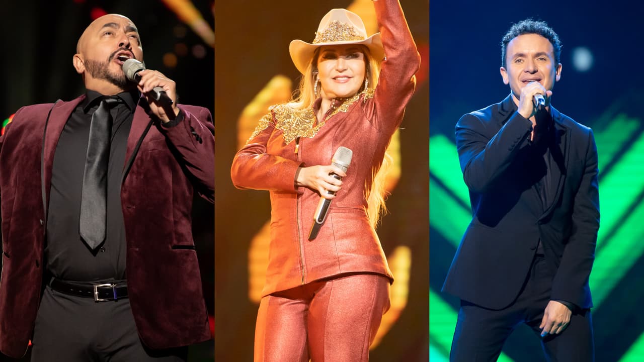 Para calentar motores los jueces Lupillo Rivera, Alicia Villarreal y Fonseca subieron al escenario a cantar sus grandes éxitos.