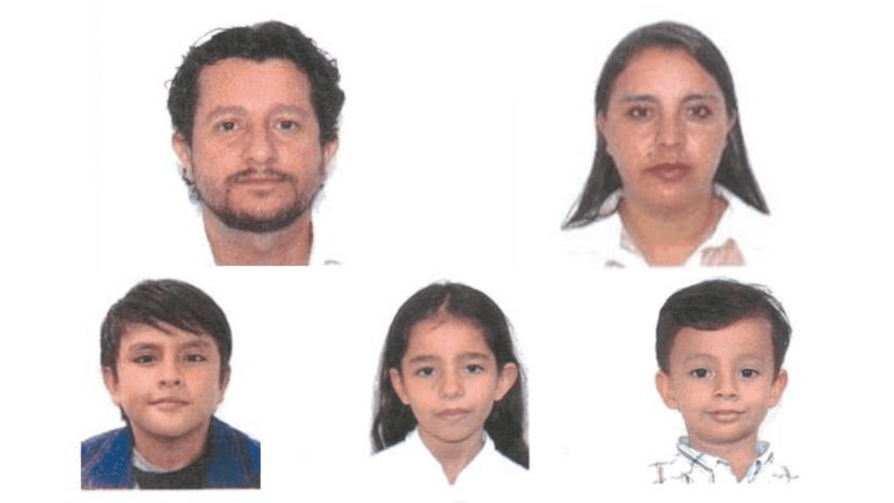 Desaparece una familia colombiana en el estado mexicano de Zacatecas
