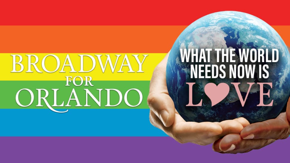 "What the world needs now is love": la canción de Broadway en honor a las víctimas de Orlando