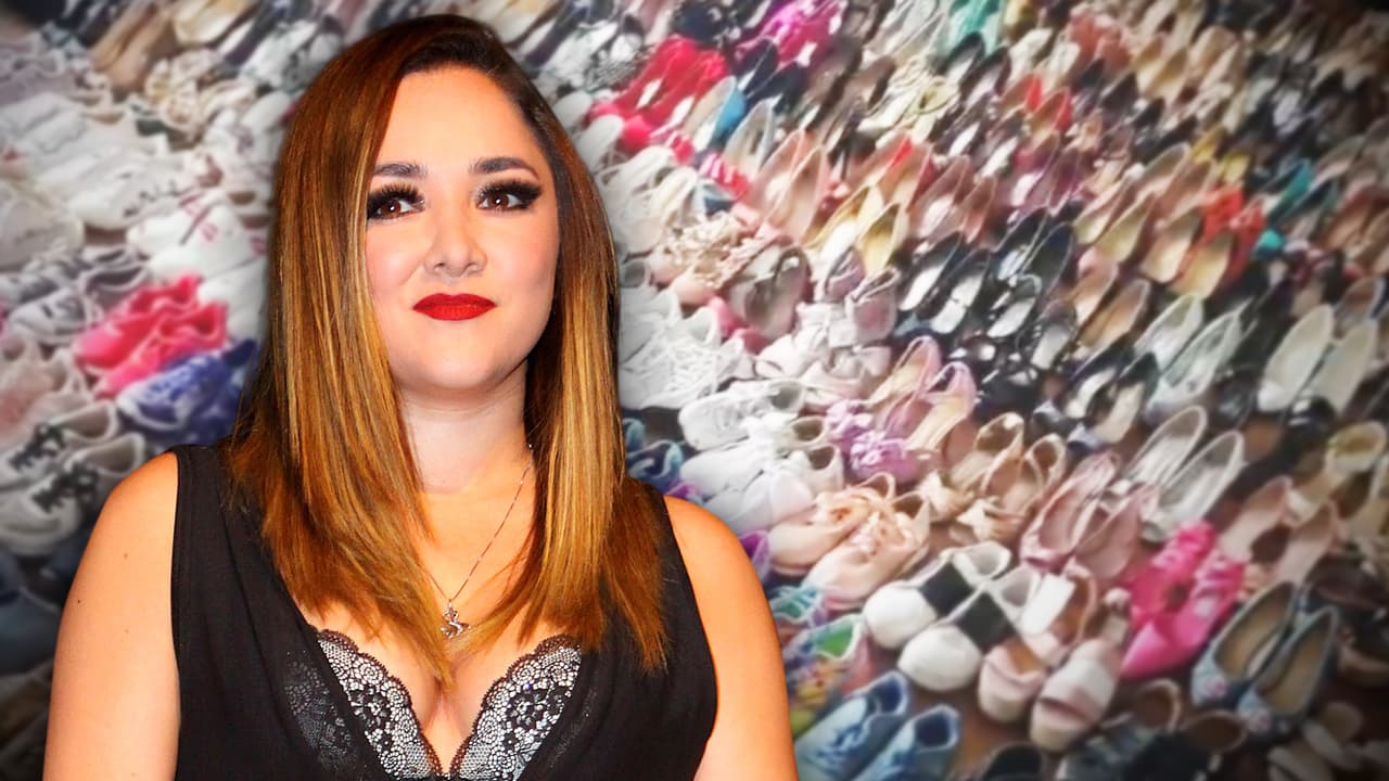 A Sherlyn le cuesta desprenderse de sus zapatos por una historia que la marcó hace años