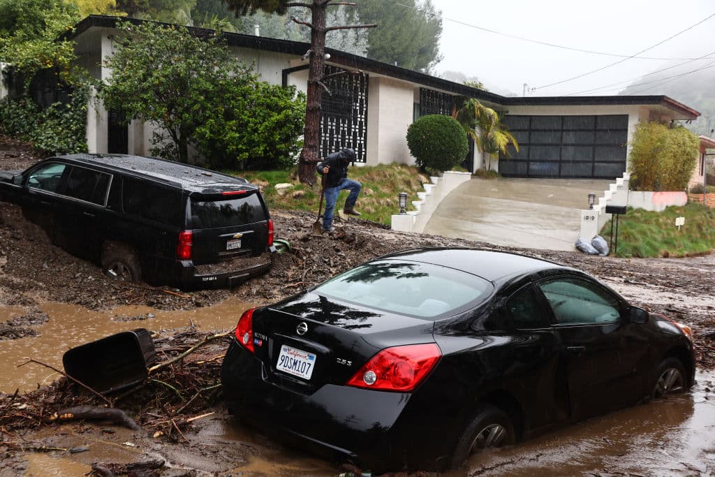 Los números que muestran la magnitud de las históricas tormentas de California