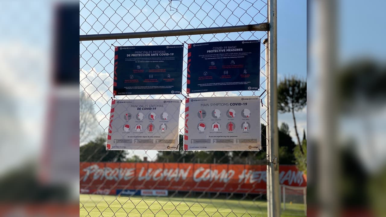 El Atlético de Madrid volvió a ejercitarse en la Ciudad Deportiva acatando las indicaciones sanitarias respectivas. | Renan Lodi aún no se incorporará al entrenamiento tras dar positivo al test de coronavirus.