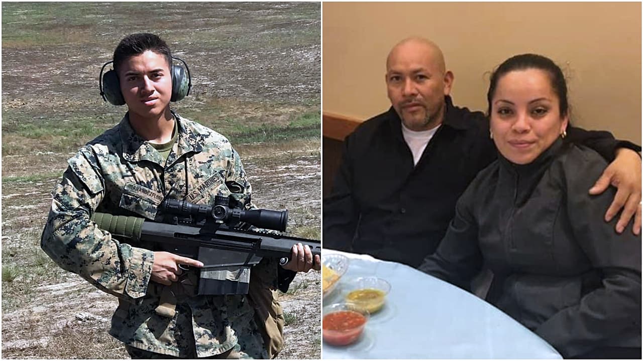 <b>Video. </b>El arresto de un exmarine sospechoso de matar a su padre y madrastra