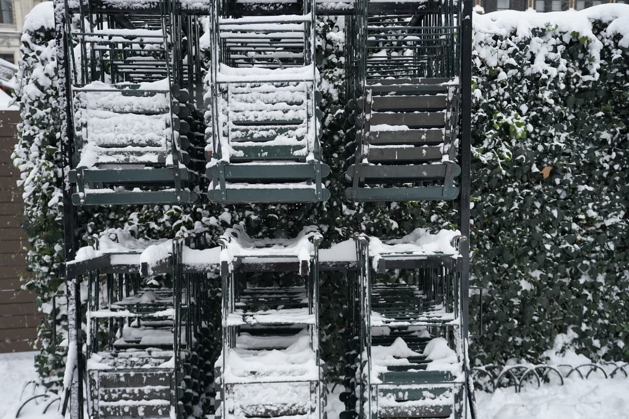 Elizabeth en el 
<b>Condado de Union (Nueva Jersey)</b> registró más de 8 pulgadas de nieve en la mañana.