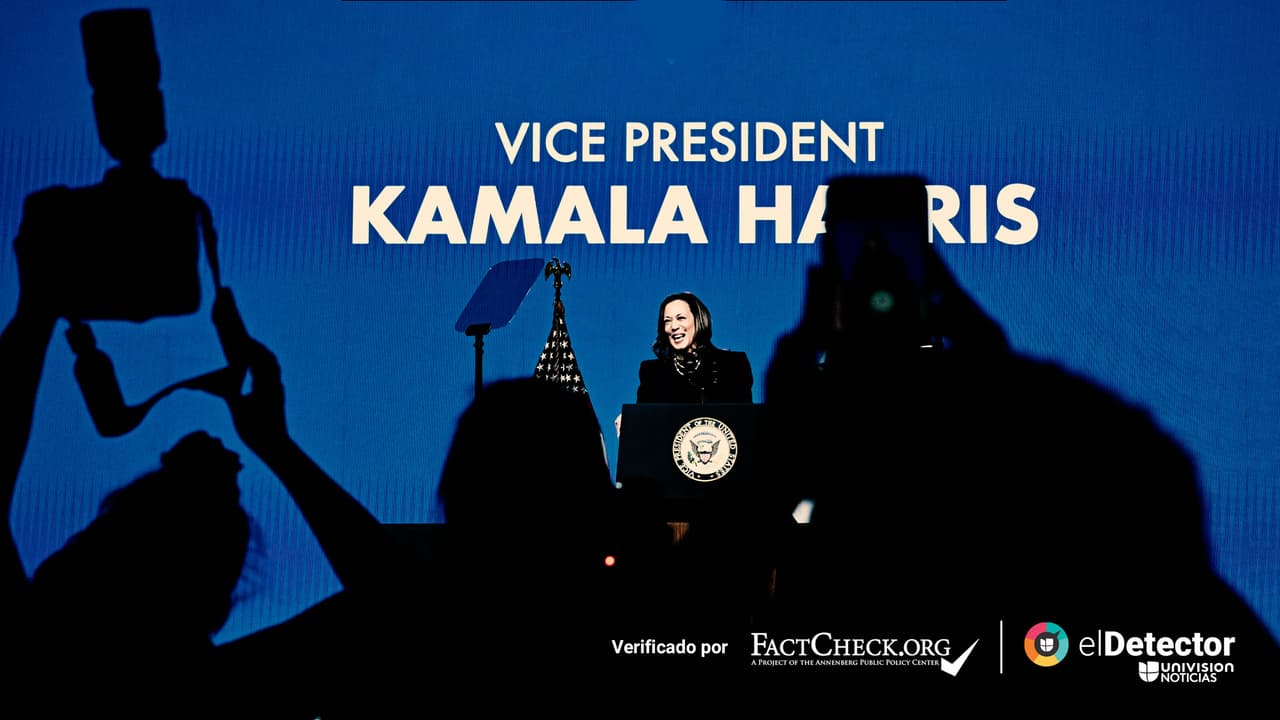 Harris se ha referido en los últimos días al Proyecto 2025 como la "agenda extrema" de Trump.