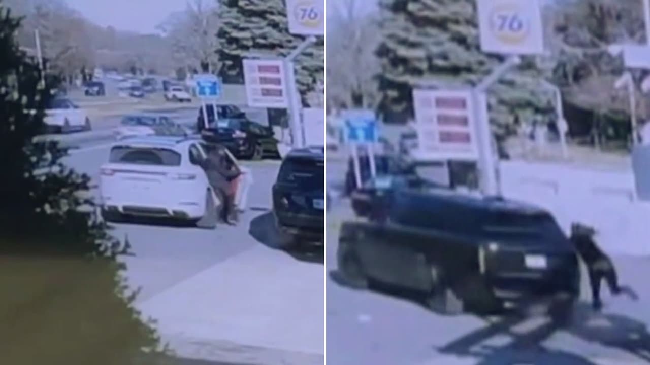 Ladrones arrastran a mujer al intentar robarle su camioneta en gasolinería de Long Island