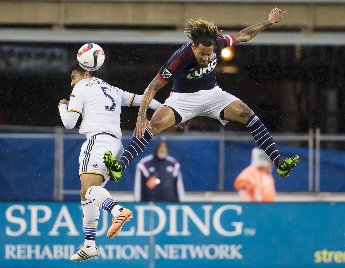Lluvia de goles en el empate 2-2 entre New England Revolution y LA Galaxy