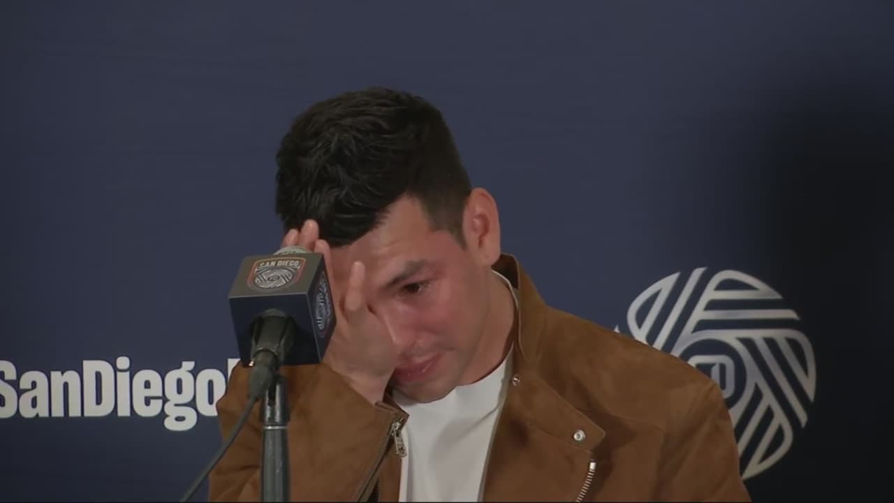 ¡Chucky llora en su presentación con San Diego FC!