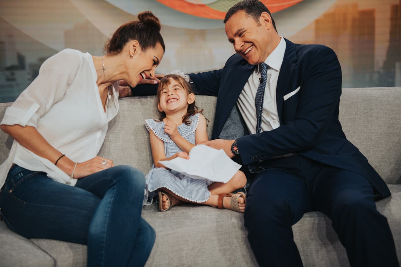 Alan estaba feliz de tener junto a él a una parte importante de su familia