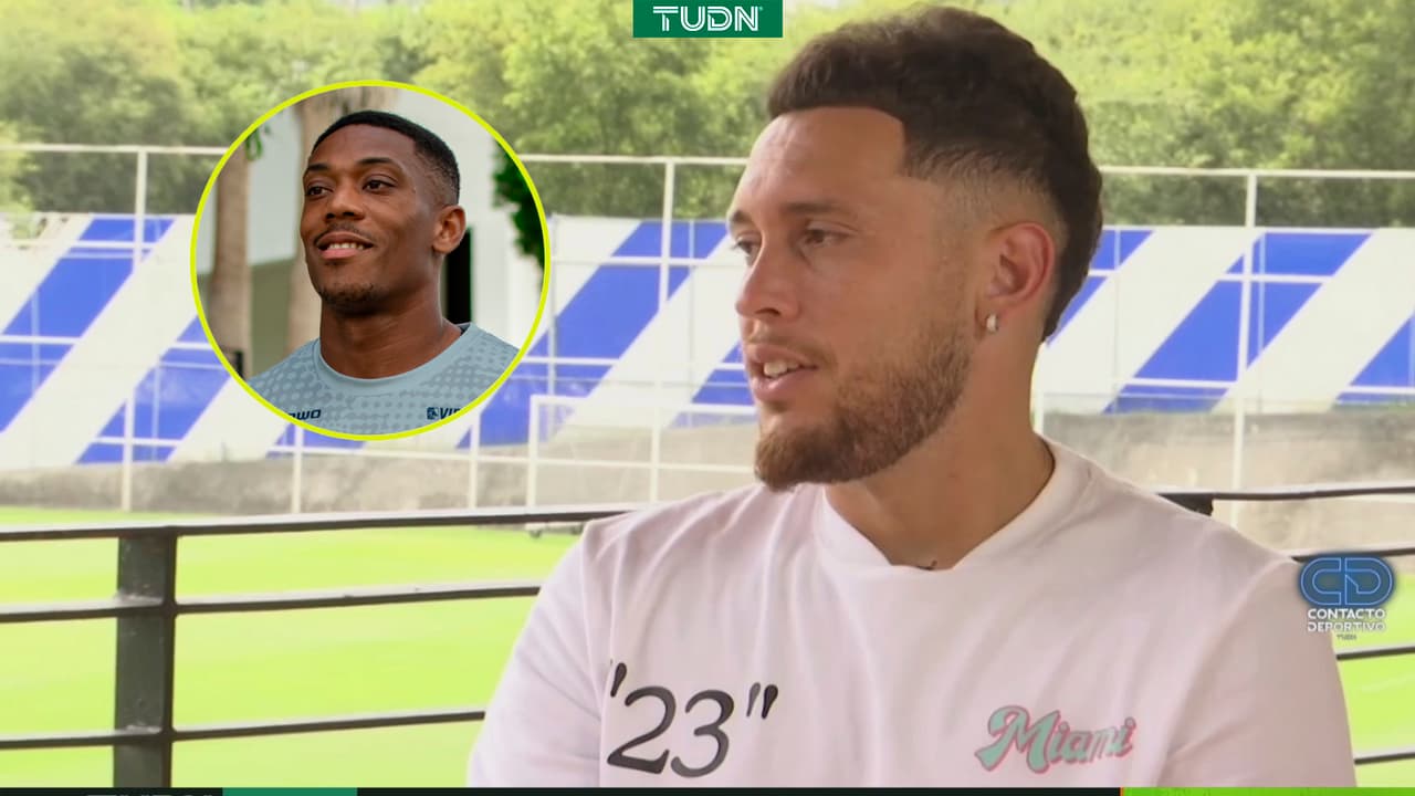 Ocampos llena de elogios a Anthony Martial