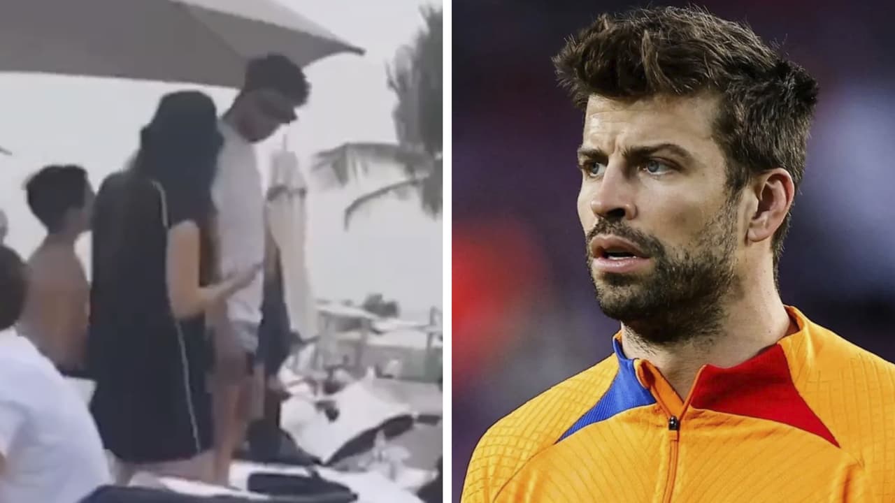 Gerard Piqué tuvo un pequeño desliz con su traje de baño en sus vacaciones en Dubái
