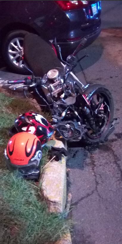 "Yo no atropellé a nadie, él fue quien me estrelló, pero al final lo que importaba era que estuviera bien, yo estaba bien […] El chavo solo se lastimó la muñeca. […] Estuve al pendiente de que estuviera bien, aunque él venía a exceso de velocidad y fue él quien me impactó".
<br>