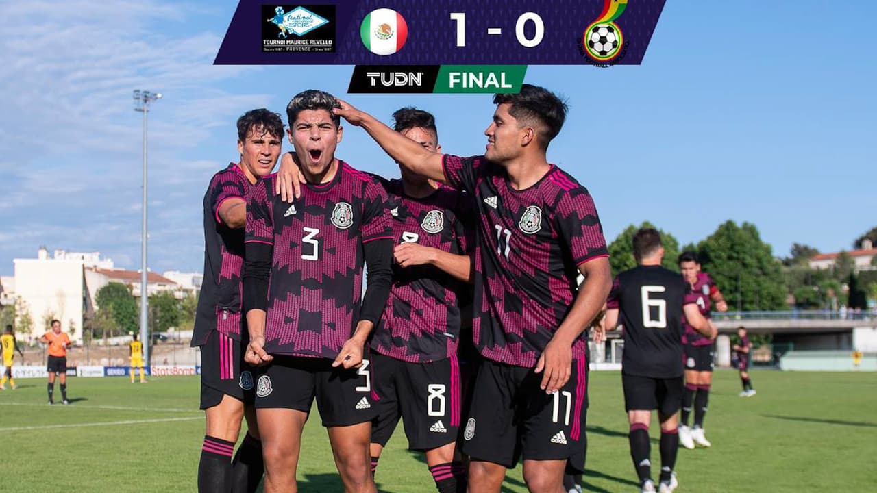 México derrota a Ghana en su debut en el torneo Toulon en Francia