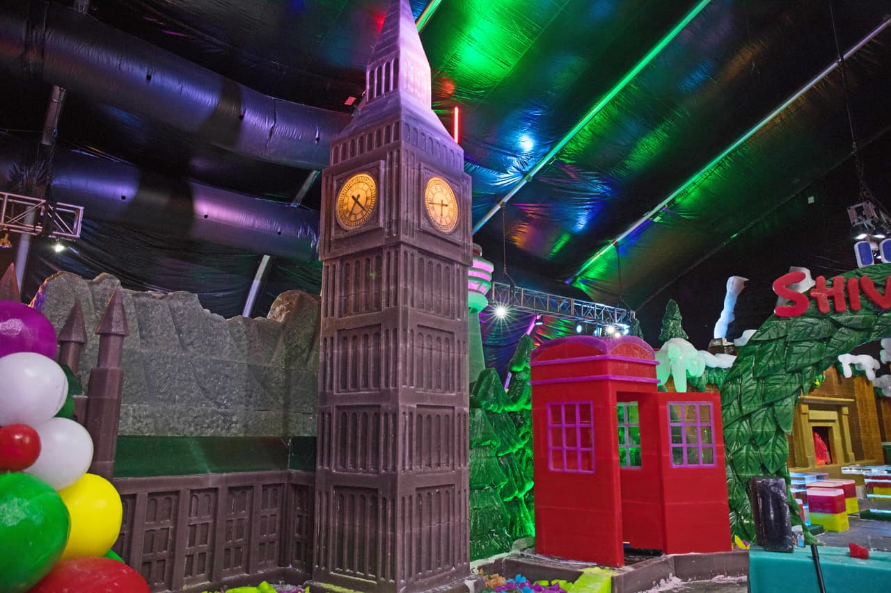 Europa y específicamente la ciudad de Londres, fue representada por el Big Ben.