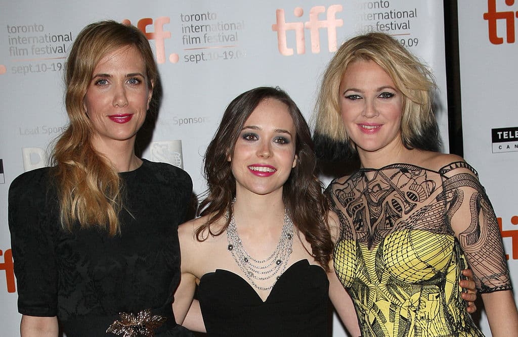 Kristen Wiig, Elliot Page y Drew Barrymore
