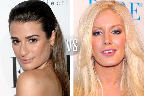 Lea Michele y Heidi Montag tienen 27 años, pero la rubia se ha hecho tanta operación que ya le hace competencia a Donatella. Más videos de Chismes aquí.