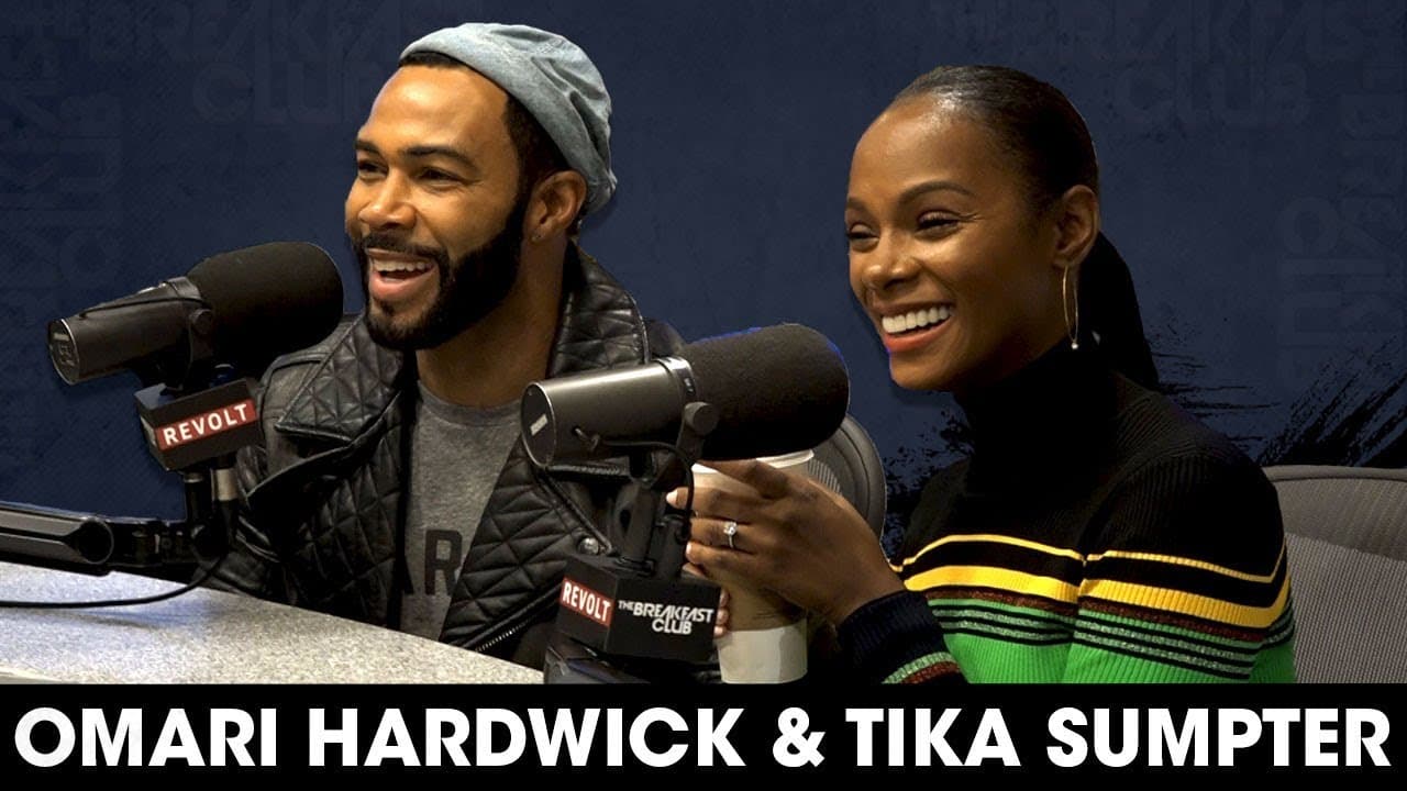 Omari Hardwick & Tika Sumpter Talk New Movie & Omari's Run In With A Crazy Fan
