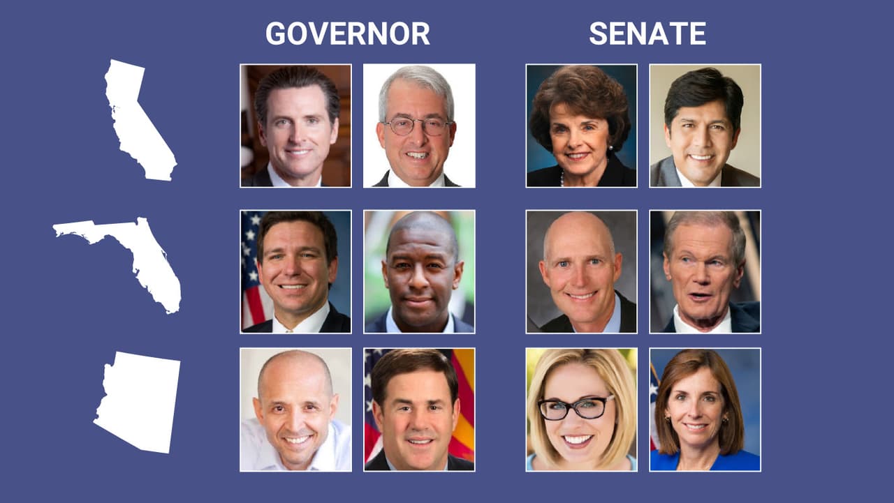 Poll: Latino voters over 50 in California, Florida and Arizona are enthusiastic and reject Trump