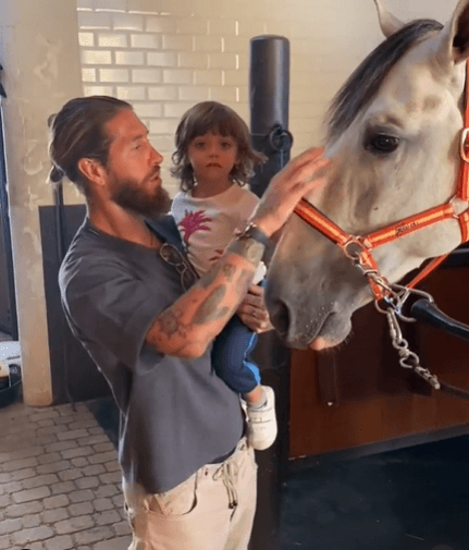 Sergio Ramos es amante de los caballos.