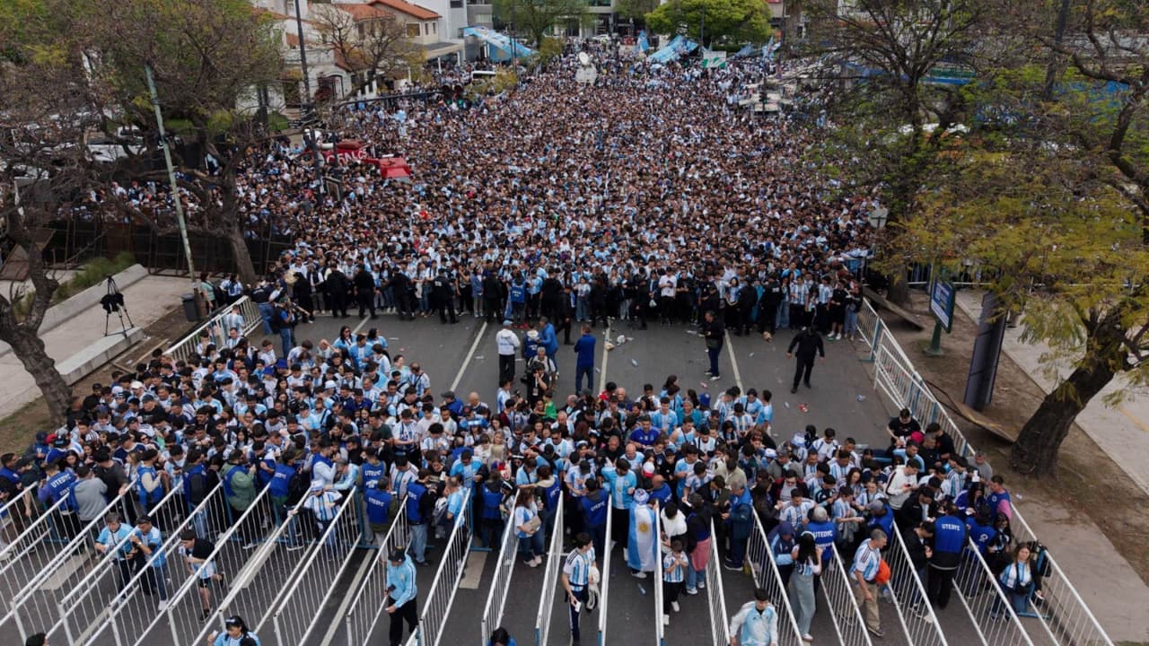 Marea albiceleste inunda Buenos Aires en el último partido de Lionel Messi: Su partido 208 con la selección de Argentina