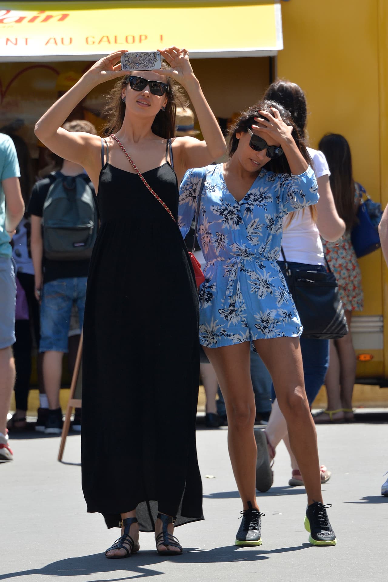 No podía faltar ¡la hora del 'selfie'!