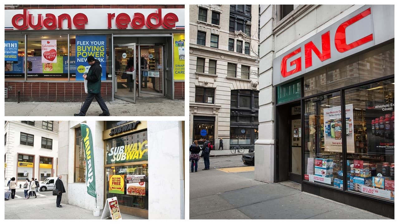 Estas son las cadenas que más tiendas cerraron en Nueva York en los últimos años
