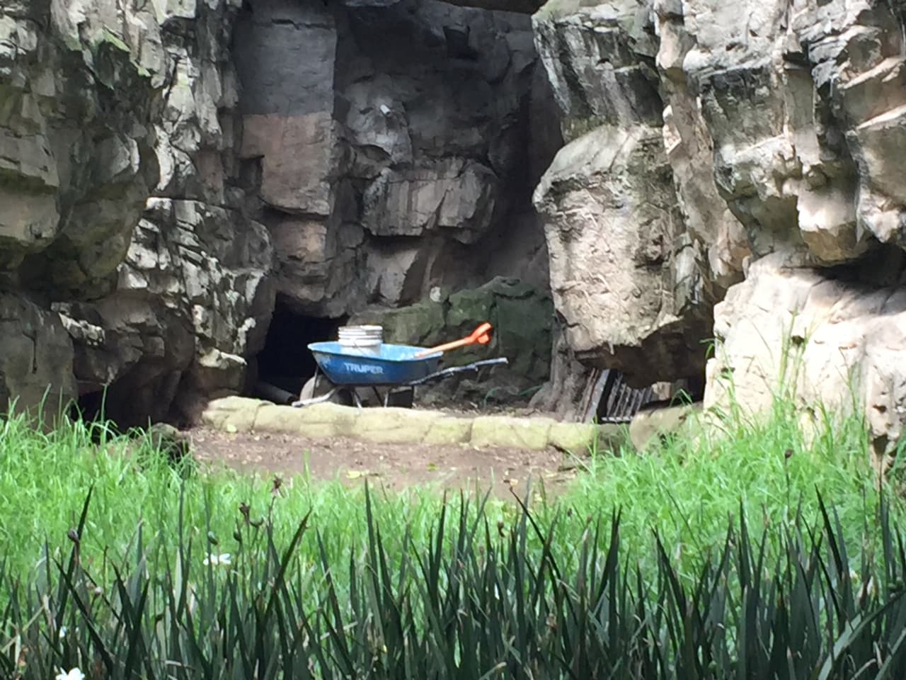 Materiales de trabajo dentro de una estancia.