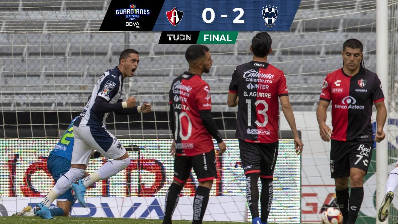 Atlas 0-2 Monterrey, Fecha 1, Liga BBVA MX