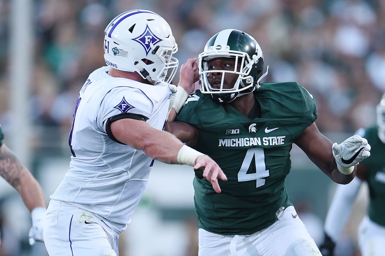 # 45 
<b>MALIK McDOWELL</b> – DT | 
<i>Michigan State</i>
<br>