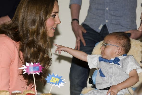 Con los niños saca su lado maternal.