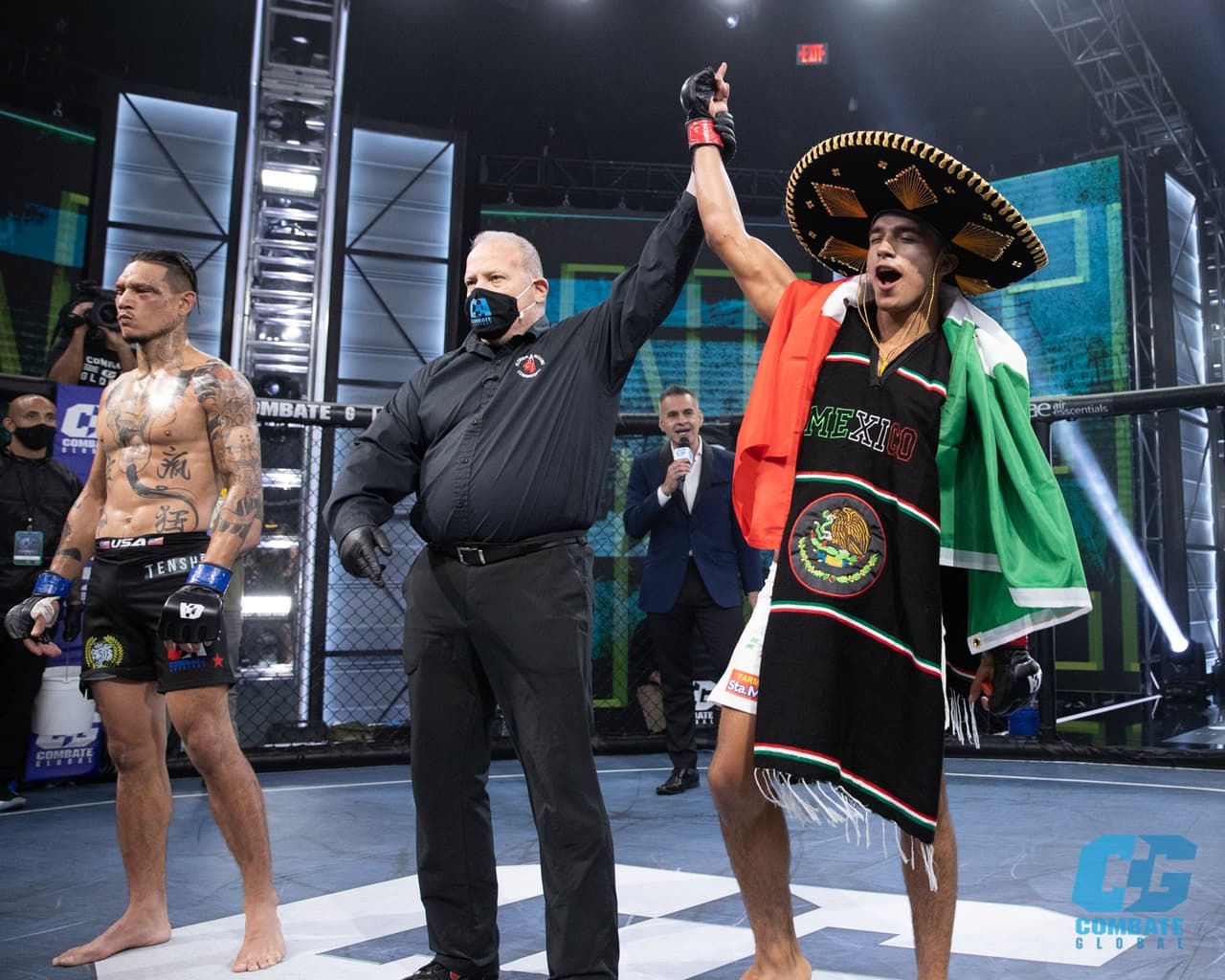 Combate Global: 'Púas' Pérez mantiene el invicto ante Del Rosario