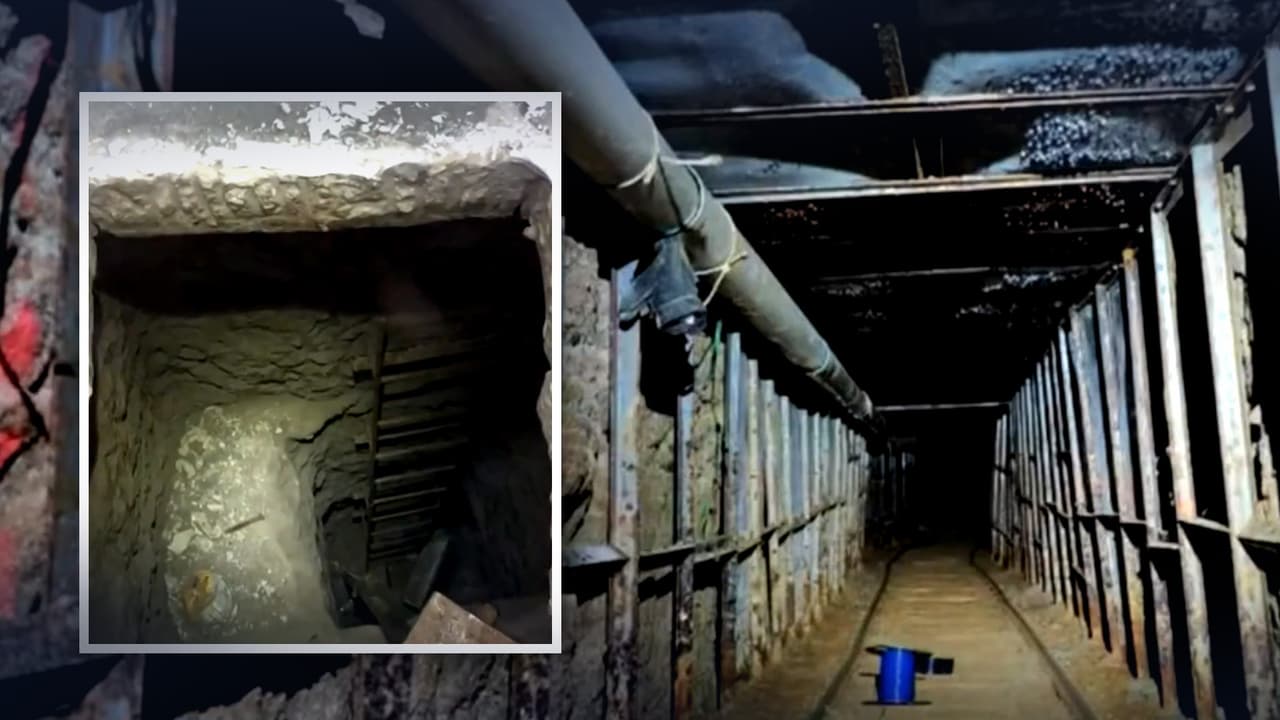 La compra de unas cajas en Walmart dio inicio a una investigación que siguió a un par de mujeres que entraron a un almacén, en el lado estadounidense.
<br>El narco corredor tenía unos 1,744 pies de largo, 61 pies de profundidad, 4 pies de diámetro con paredes reforzadas, un sistema de rieles, electricidad y ventilación artificial.