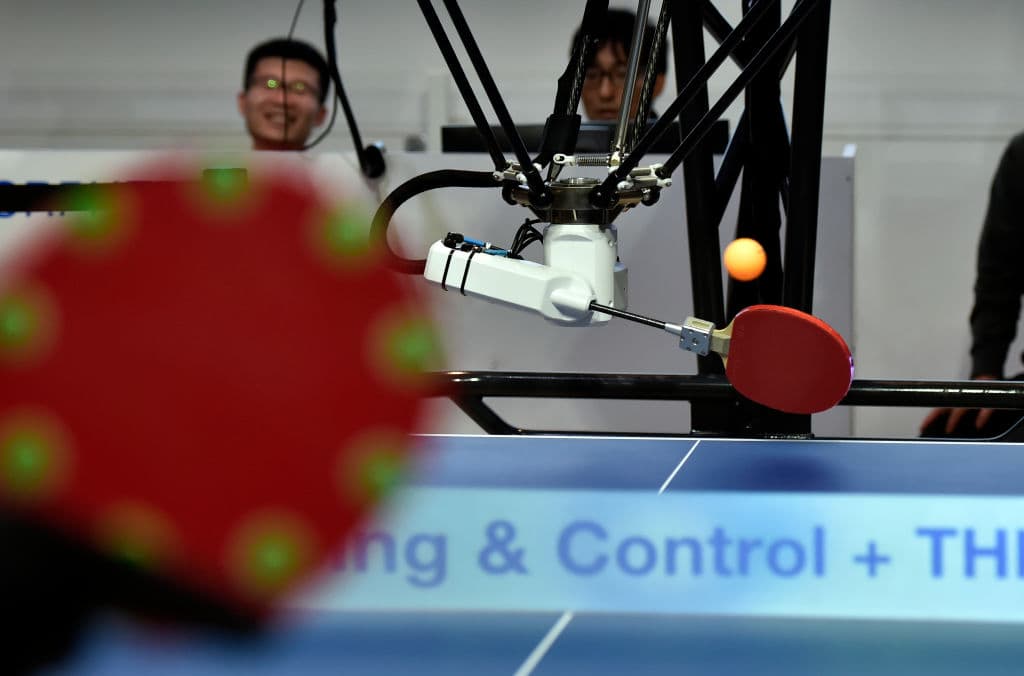 Robótica deportiva también estuvo presente en el evento.