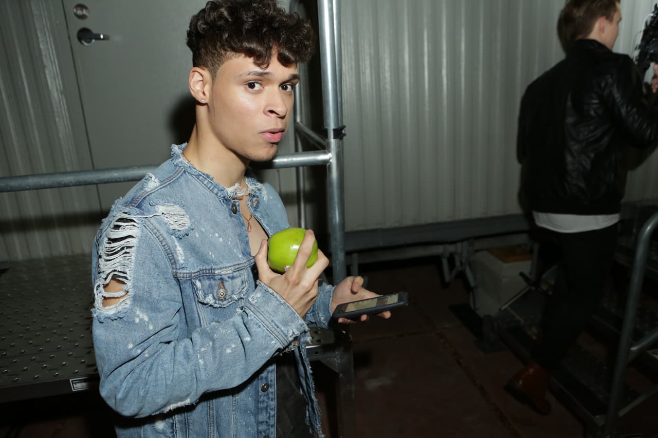 Y Garmandy se mantiene en forma comiendo mucha fruta.