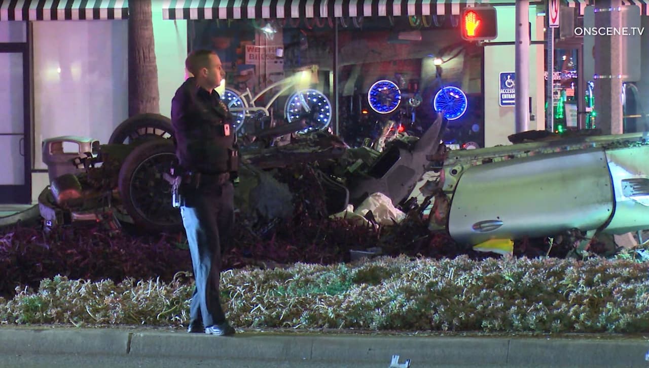 Según Vidal el auto viajaba sobre las 100 millas por hora en una zona comercial- residencial con calles muy estrechas.