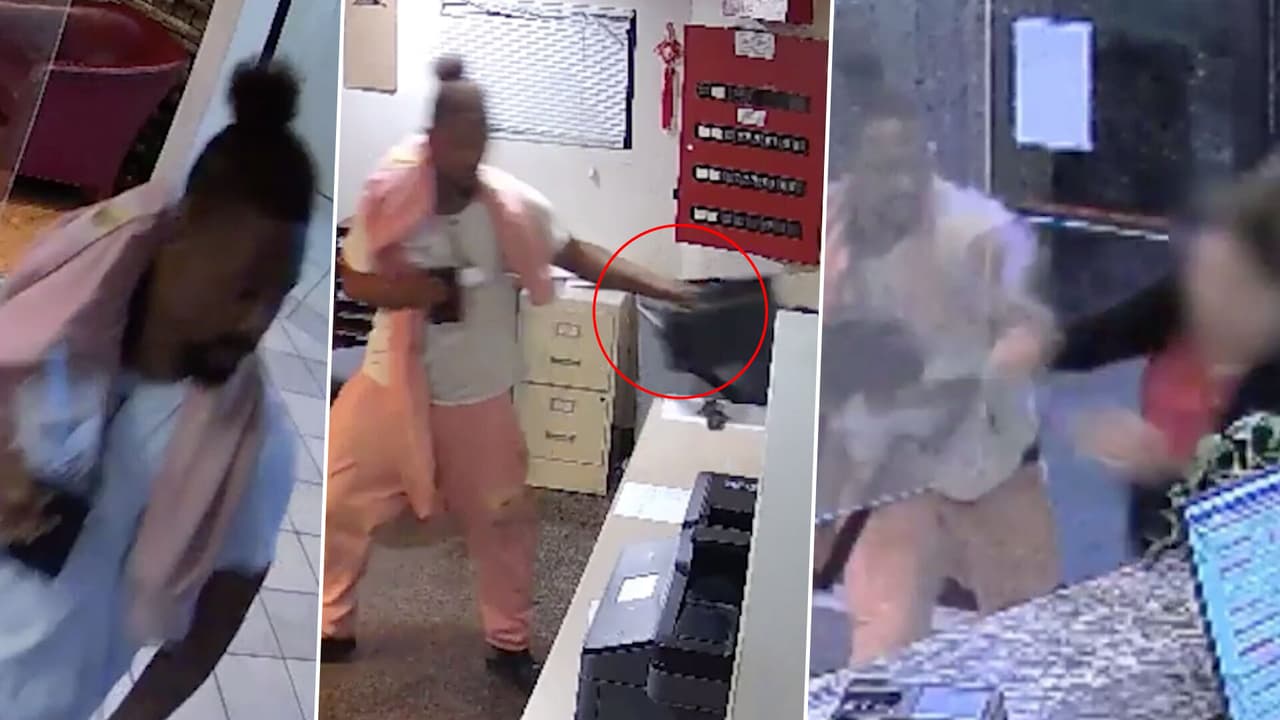 Buscan a un hombre acusado de robar a la empleada de un hotel en Houston y luego golpearla en la cara