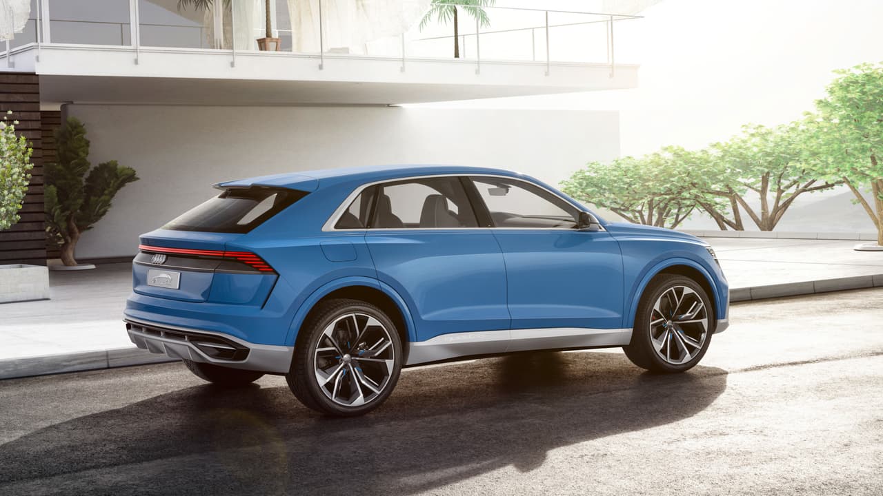 En esencia, la Audi Q8 Concept es lo que muchos imaginaban: una 
<b>evolución de la Q7</b>, con grandes reminisencias, y muchas similitudes en la apariencia exterior.