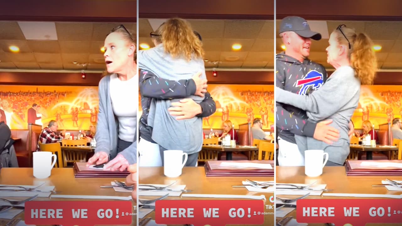 Soldado da emotiva sorpresa a su mamá en Rochester, tras 8 meses sin verla 