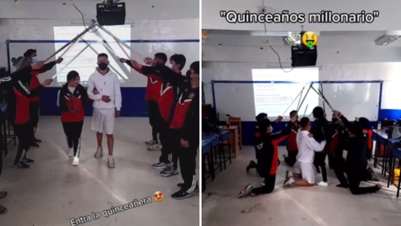 Quinceañera tuvo fiesta improvisada gracias a sus compañeros de clase: el dinero no importa