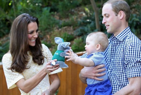 Los duques de Cambridge, le mostraron a su bebé lo maravilloso del mundo en cada lugar en el que se paraban.