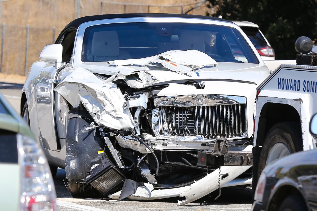 Kris Jenner se vio envuelta en un terrible accidente automovilístico.