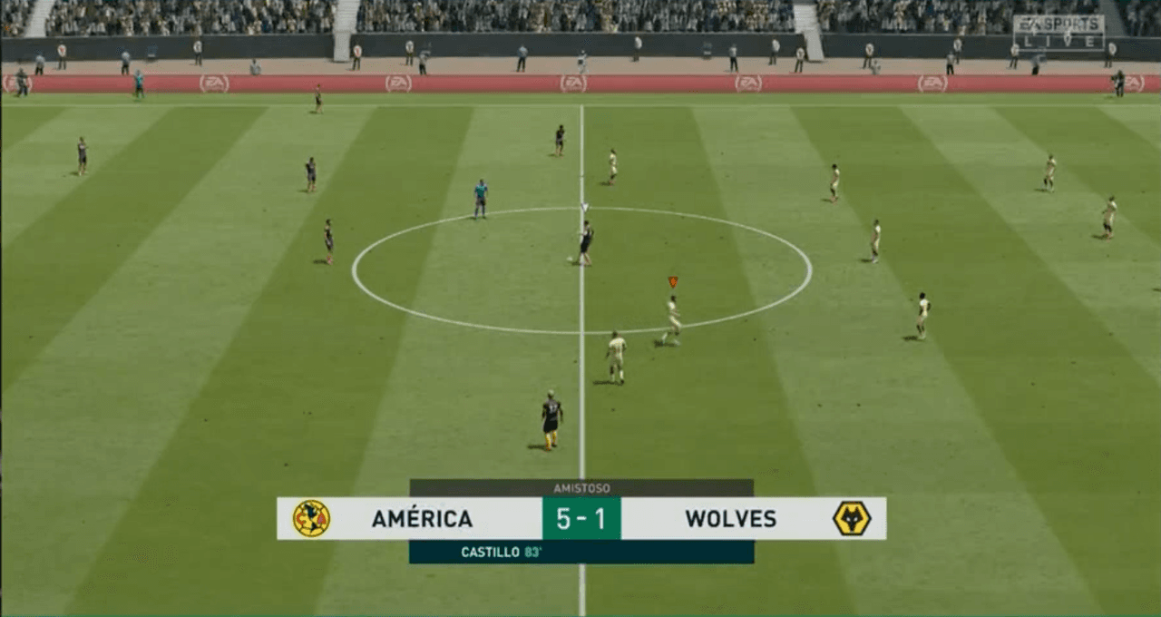 Gio dos Santos condujo al América rumbo a la victoria en el partido de ida efectuado en el Estadio Azteca donde las Águilas vapulearon 5-1 al Wolverhampton de Raúl Jiménez.