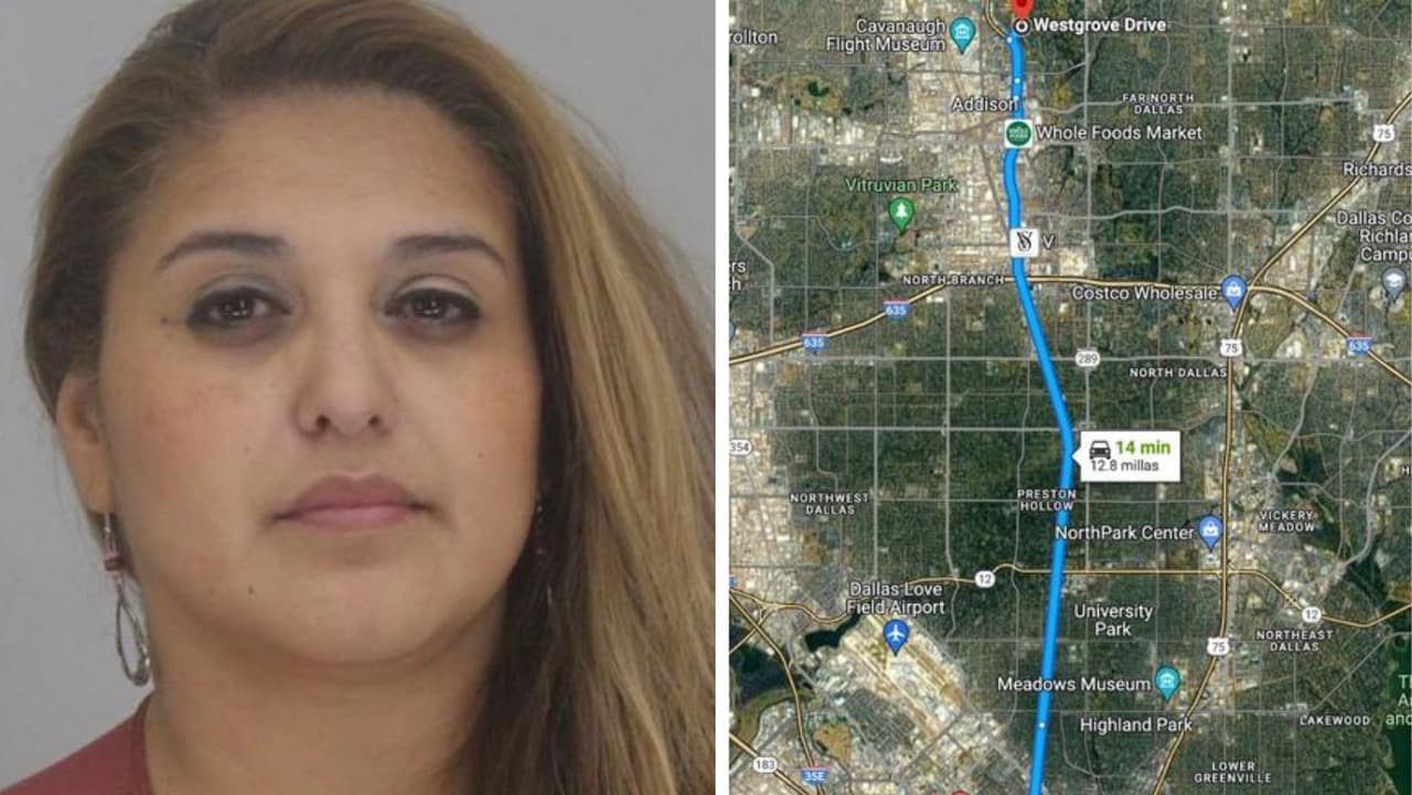 Arrestan a mujer tras manejar 13 millas en sentido contrario por Dallas North Tollway